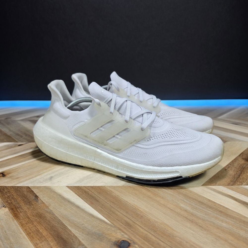 adidas Ultraboost Light Men's 12 Triple White GY9350 Primeknit Running Shoes
